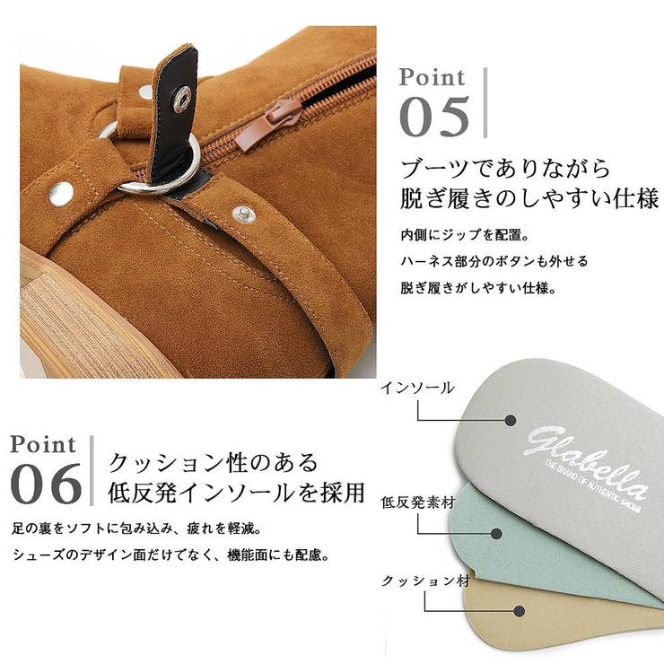 メンズブーツ ウエスタンブーツ サイドジップ[品番：PENA0019987