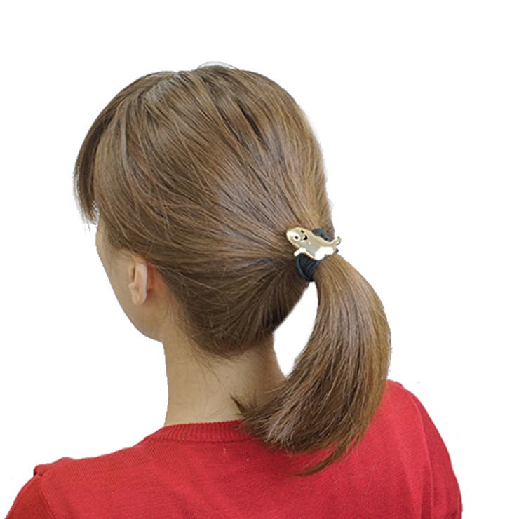 ハロウィンゴムポニー キュートなオバケモチーフ ヘアアクセサリー