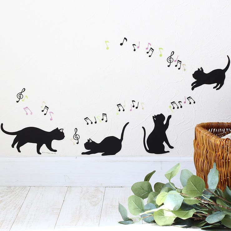 ウォールステッカー ハウスジータ ネコ | アクセサリーショップPIENA | 詳細画像7 