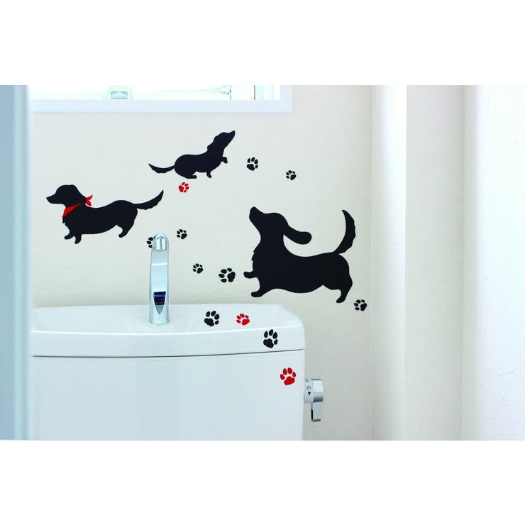 ウォールステッカー 貼ってはがせる ダックスフント | アクセサリーショップPIENA | 詳細画像2 