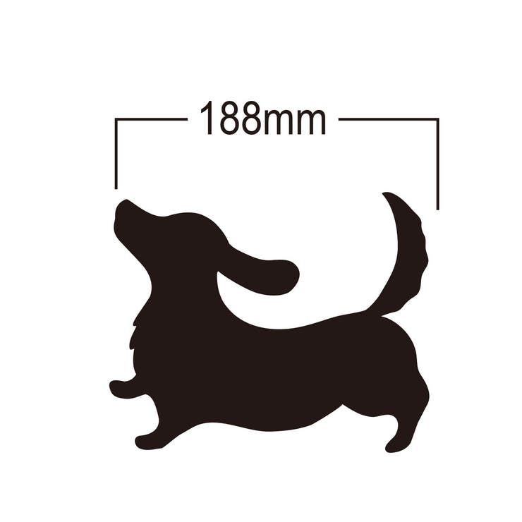 ウォールステッカー 貼ってはがせる ダックスフント | アクセサリーショップPIENA | 詳細画像4 