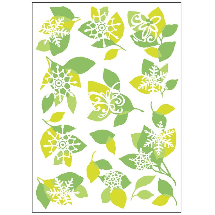 ウォールステッカー 貼ってはがせる グリーンアンドスノー | アクセサリーショップPIENA | 詳細画像8 