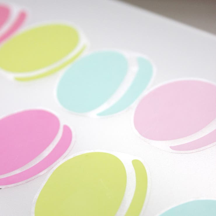 ウォールステッカー 貼ってはがせる マカロンピンク | アクセサリーショップPIENA | 詳細画像2 