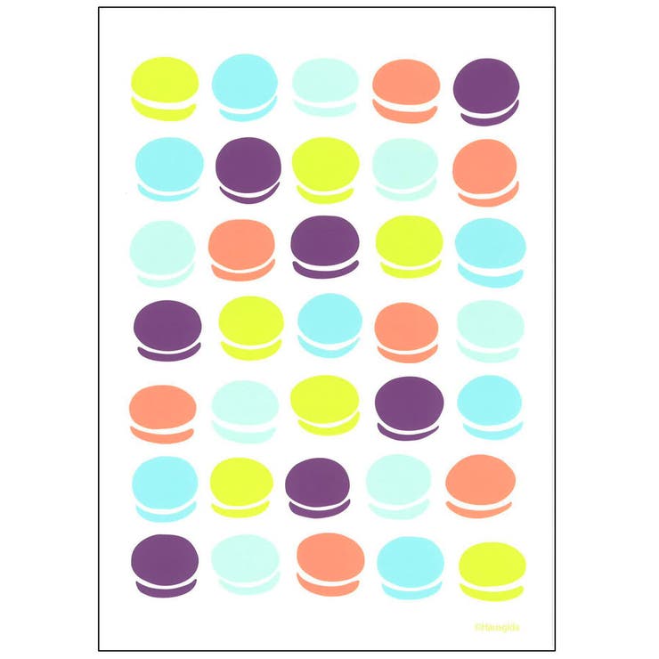 ウォールステッカー 貼ってはがせる マカロンブルー | アクセサリーショップPIENA | 詳細画像11 