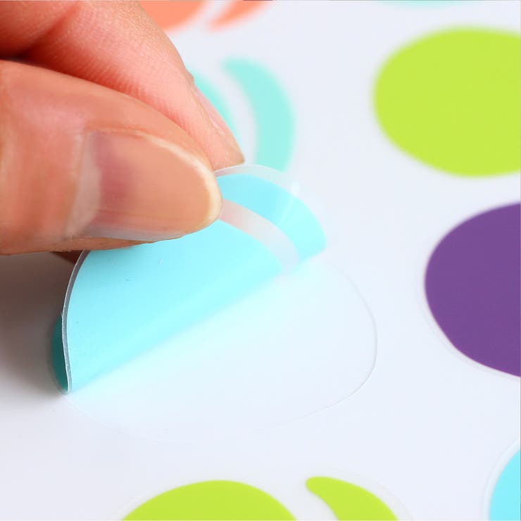 ウォールステッカー 貼ってはがせる マカロンブルー | アクセサリーショップPIENA | 詳細画像5 