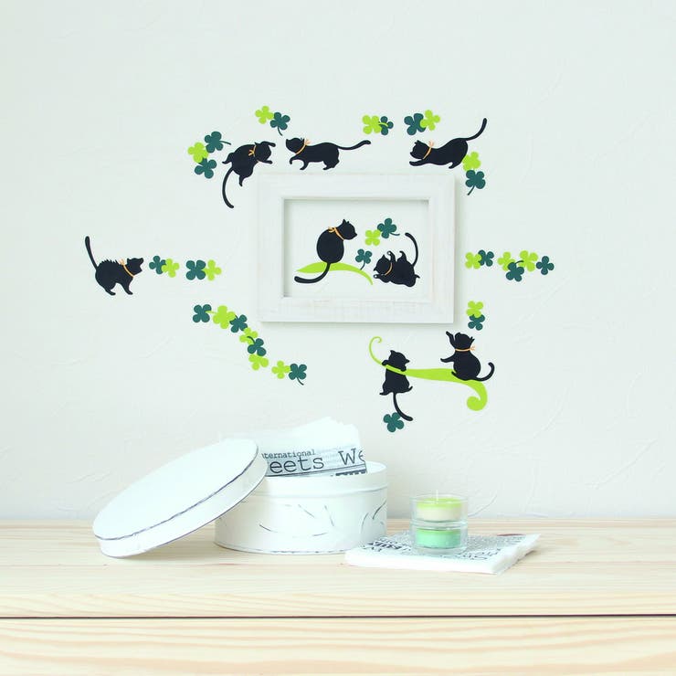 ウォールステッカー 貼ってはがせる ネコの休日 | アクセサリーショップPIENA | 詳細画像2 
