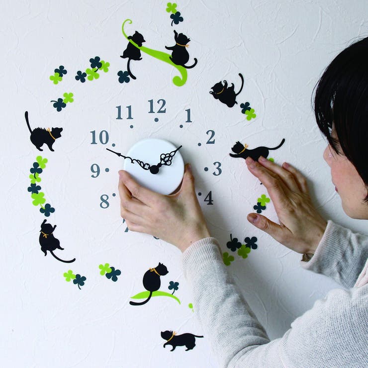 ウォールステッカー 貼ってはがせる ネコの休日 | アクセサリーショップPIENA | 詳細画像6 