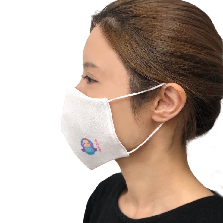 日本製アマビエマスク ちりめん 洗える | アクセサリーショップPIENA | 詳細画像16 