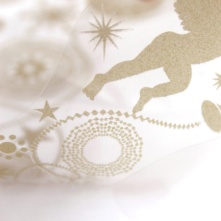 ウォールステッカー きらきら輪飾と天使 リース | アクセサリーショップPIENA | 詳細画像2 