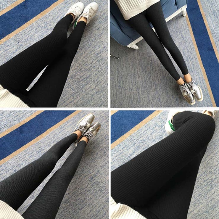 美脚 ストレッチ スキニー レギンス パンツ レディース リブ レギンス 薄手 | アクセサリーショップPIENA | 詳細画像9 