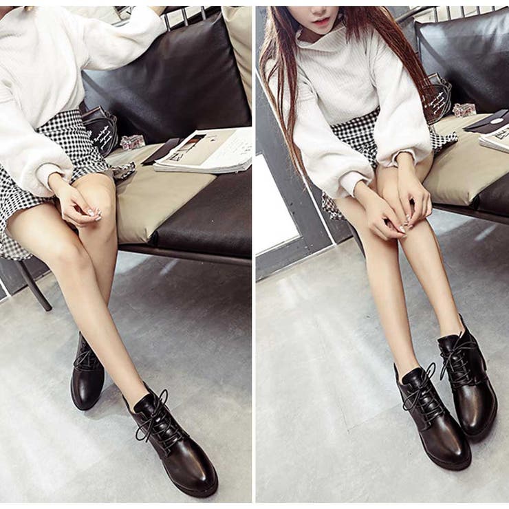 ショートブーツ・ブーティ LOLINE ANKLE BOOTS ショートブーツ レディース太ヒールブーツ | ミニミニストア