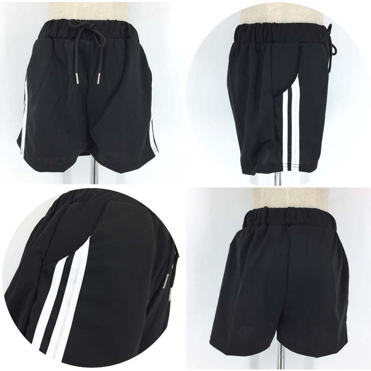 サイドライン ショートパンツ レディース ホットパンツ 短パン サイドライン ショートパンツ レディース ホットパンツ 短パン