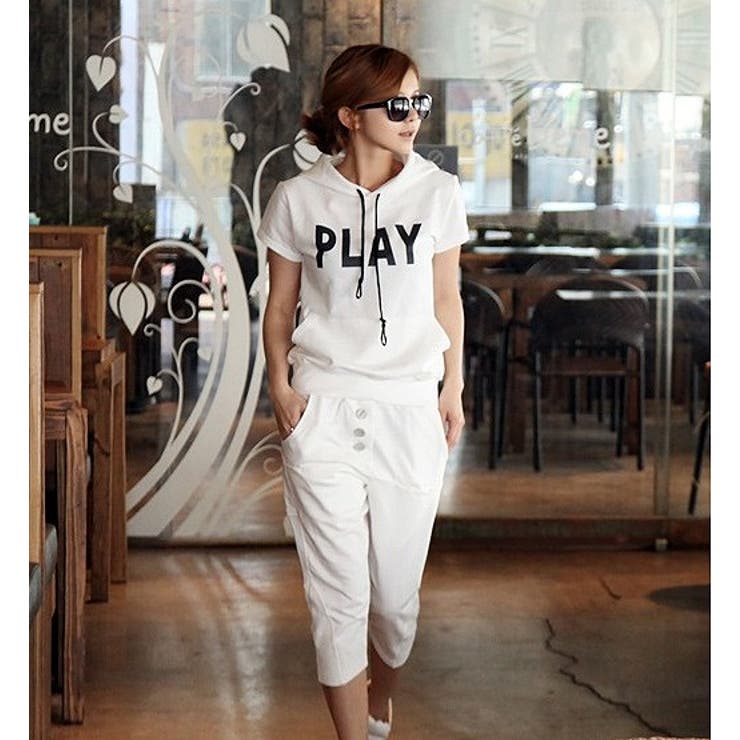 フードパーカーセットアップ ジャージ レディース カジュアル シンプル 大人気 品番 Pena アクセサリーショップpiena アクセサリーショップピエナ のレディース ファッション通販 Shoplist ショップリスト