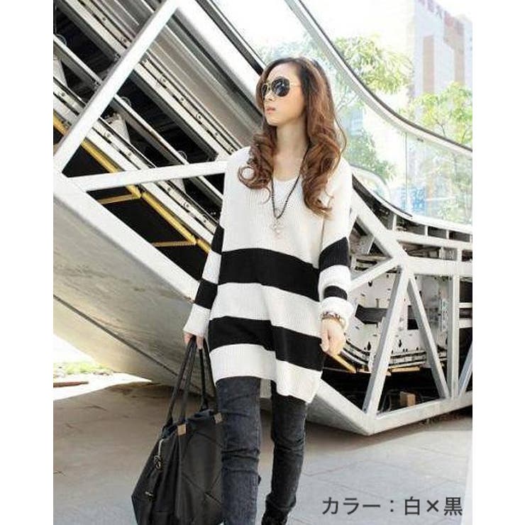 大きいサイズあり 可愛い ボーダー セーター 3色 Vネック 長袖 大人気 品番 Pena アクセサリーショップpiena アクセサリー ショップピエナ のレディースファッション通販 Shoplist ショップリスト