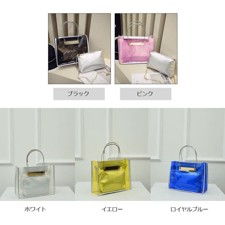 AAA - Naptime クリアバック クリアバッグ レディース ショルダーバッグ[品番：PENA0021734