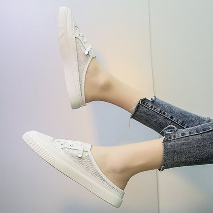 メッシュスニーカー レディース 春夏秋[品番：PENA0020940