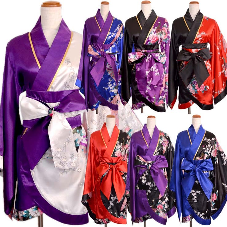 ツートンカラー孔雀和柄着物ドレス キャバドレス 女性用 | アクセサリーショップPIENA | 詳細画像2 