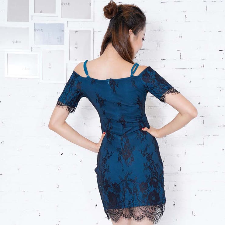 配色レースミニドレス パーティードレス キャバドレス 品番 Pena アクセサリーショップpiena アクセサリーショップピエナ のレディースファッション通販 Shoplist ショップリスト