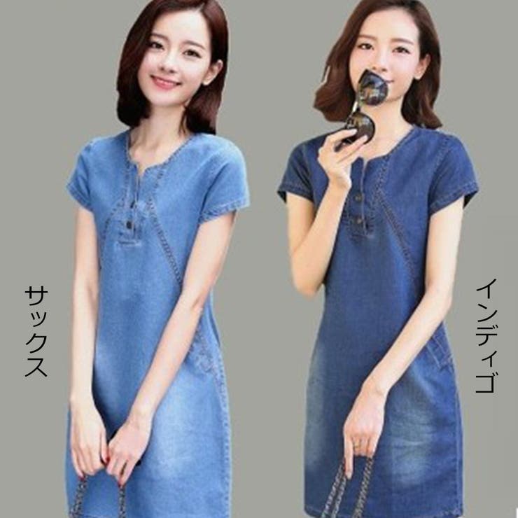 デニムワンピース レディース 春夏 品番 Pena アクセサリーショップpiena アクセサリーショップピエナ のレディースファッション通販 Shoplist ショップリスト