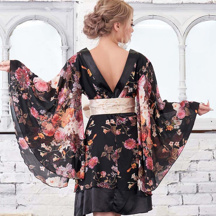 シフォン花柄着物ドレス キャバドレス 女性用 品番 Pena アクセサリーショップpiena アクセサリーショップピエナ のレディースファッション通販 Shoplist ショップリスト
