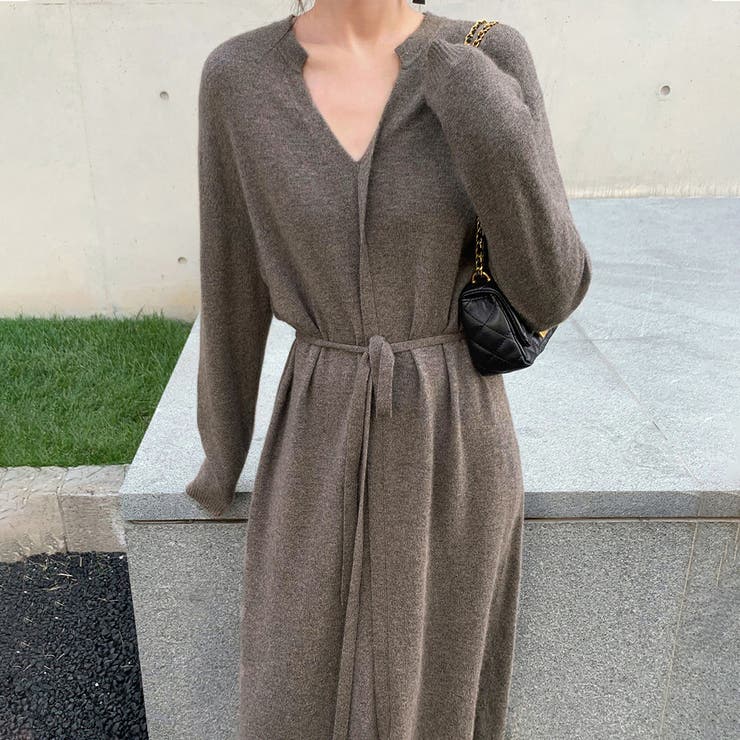 ニットワンピース レディース 秋冬 | アクセサリーショップPIENA | 詳細画像9 