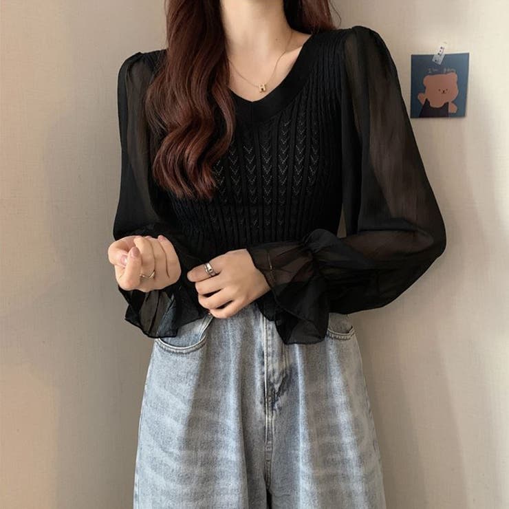 ニットトップス レディース 秋冬 | アクセサリーショップPIENA | 詳細画像5 