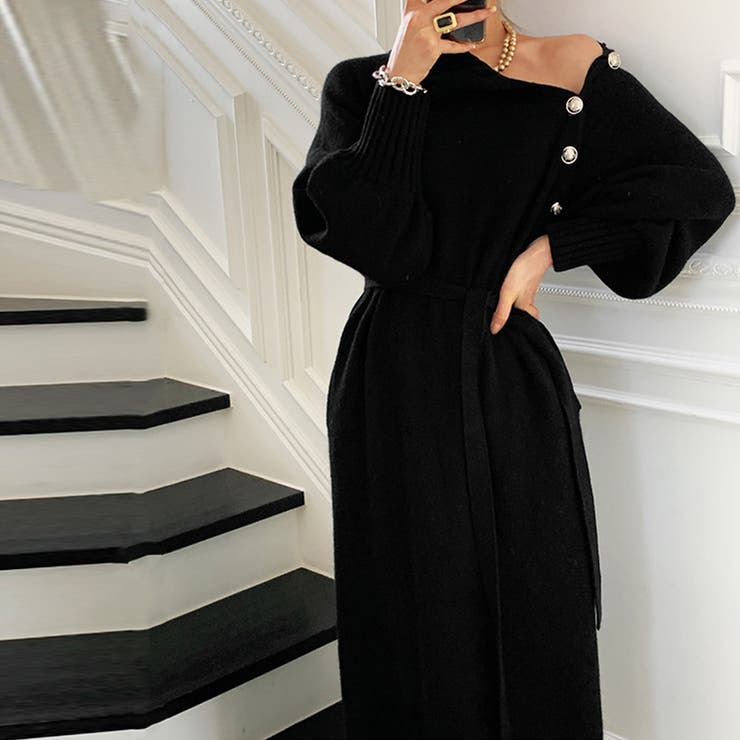 ニットワンピース レディース 秋冬 | アクセサリーショップPIENA | 詳細画像6 