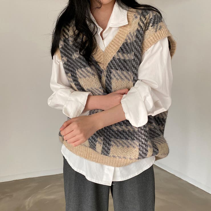 ニットベスト レディース 秋冬 | アクセサリーショップPIENA | 詳細画像10 