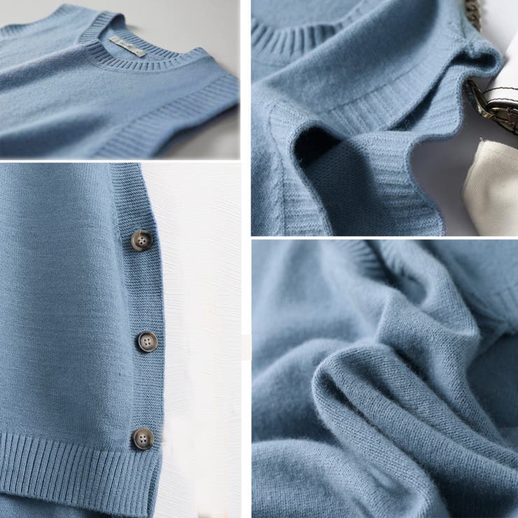 ニットベスト レディース 秋冬 | アクセサリーショップPIENA | 詳細画像4 