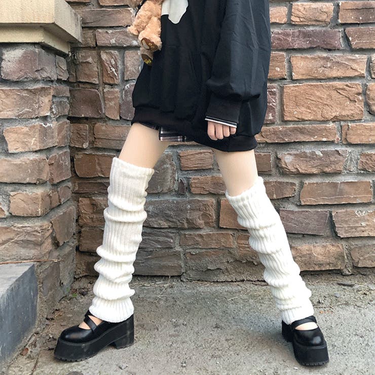 Stina レッグウォーマー ライトグレー stina スティナ レッグウォーマー ライトグレー