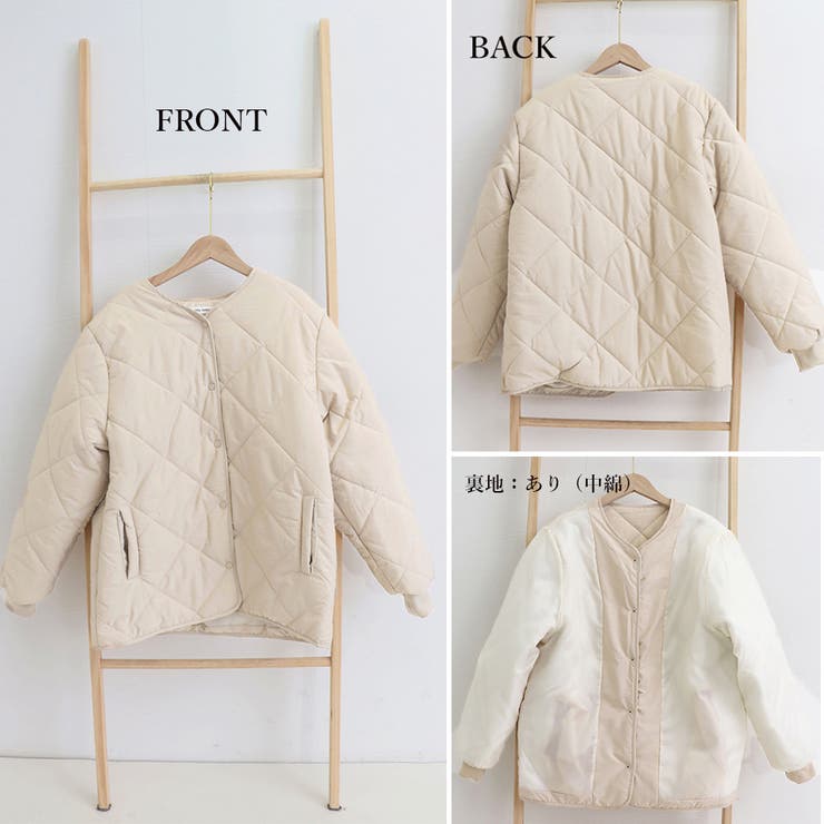 キルティングジャケット レディース 秋冬[品番：PENA0031054