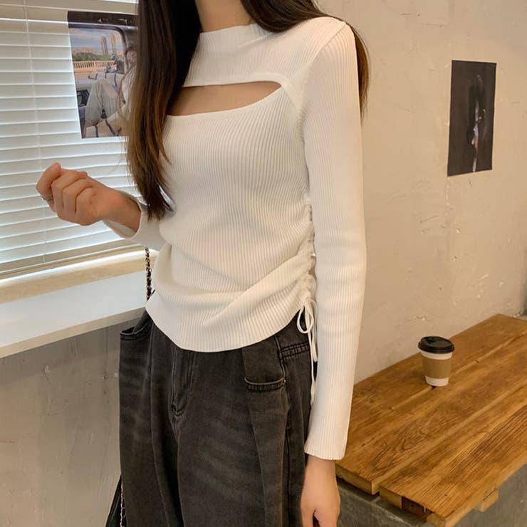 美品❤︎スローブイエナIENA5分袖ニットトップス　ホワイト 楽天市場】五分袖（ブランドイエナ）（ニット・セーター