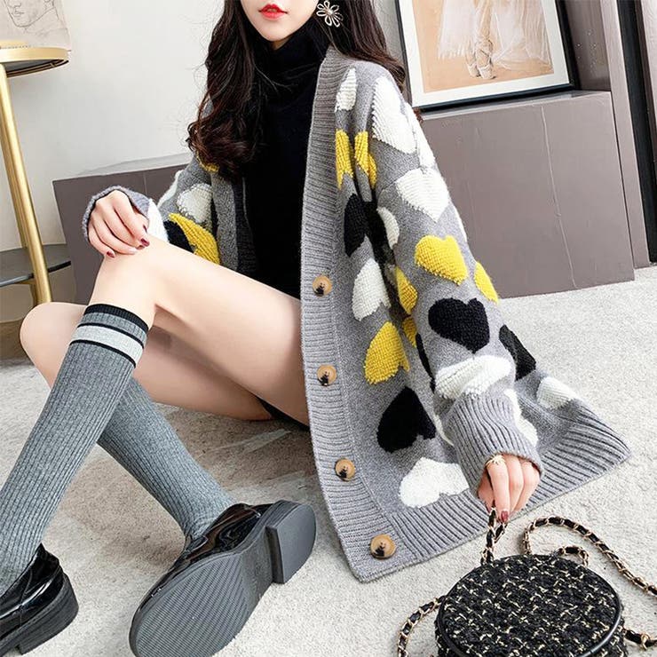 ニットカーディガン レディース 秋冬 | アクセサリーショップPIENA | 詳細画像6 