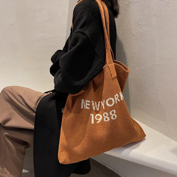 ニットトートバッグ レディース 春夏秋冬[品番：PENA0031866
