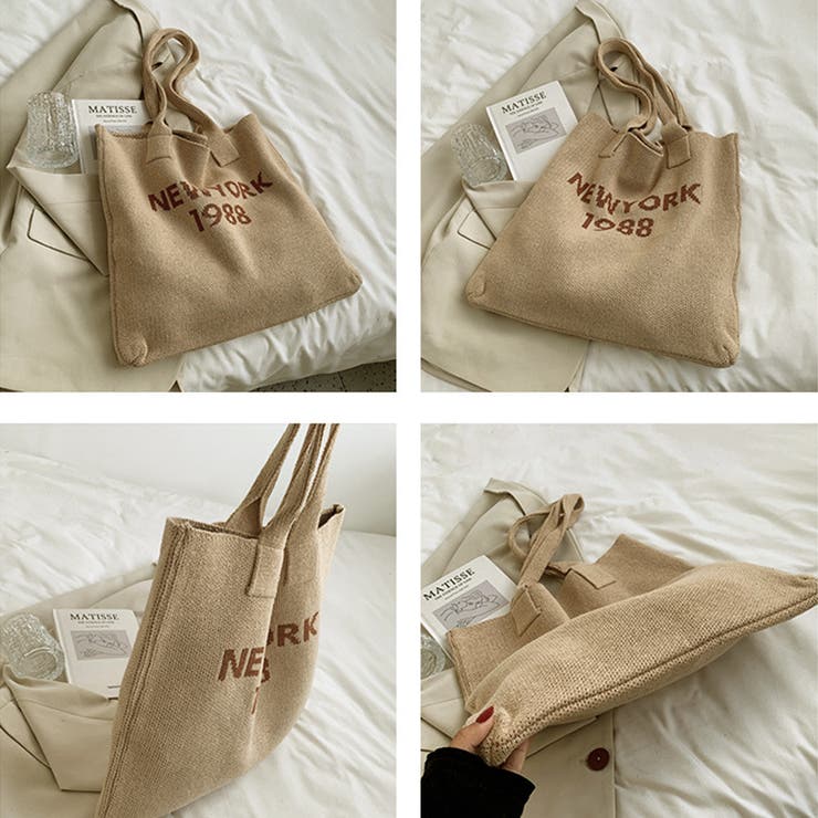 ニットトートバッグ レディース 春夏秋冬 | アクセサリーショップPIENA | 詳細画像10 