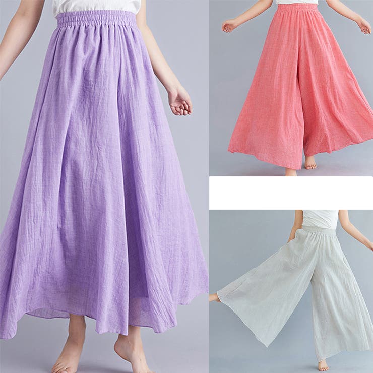 着用5回の美品 パラスパレスの赤いガウチョパンツ サイズ3