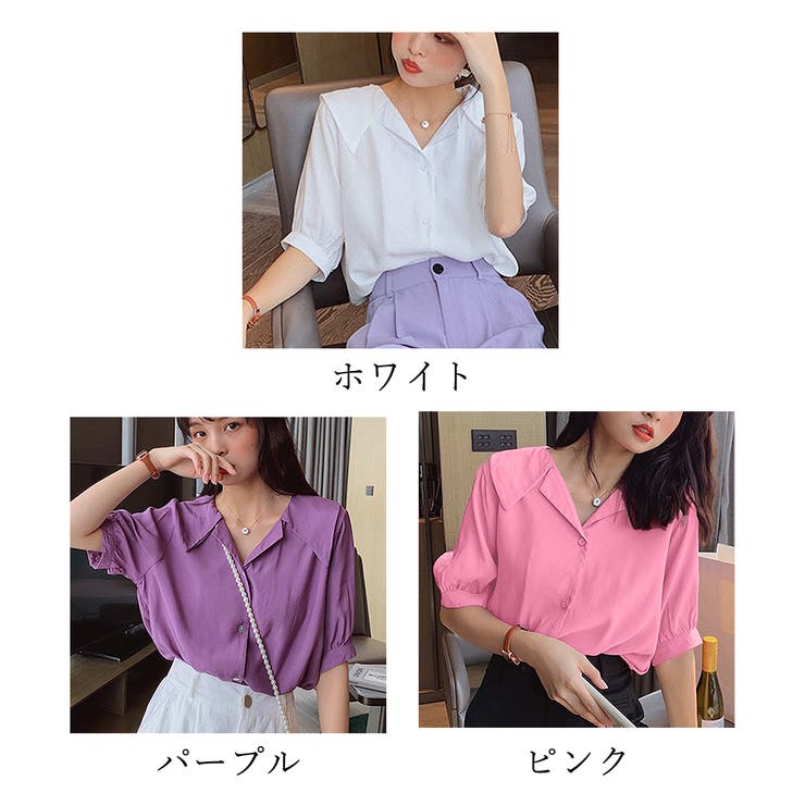 シャツ レディース 春夏[品番：PENA0033943]｜アクセサリー