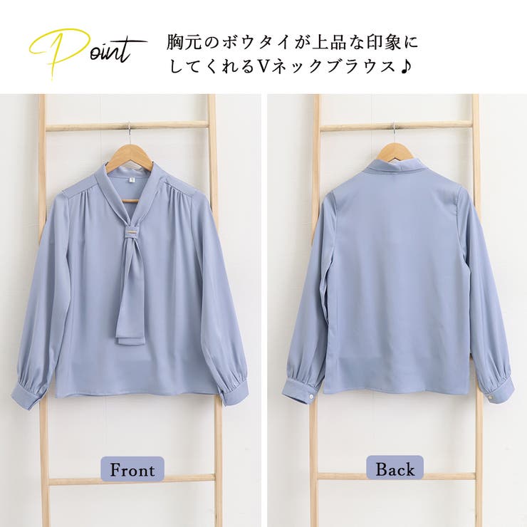 ブラウス レディース 春秋冬 | アクセサリーショップPIENA | 詳細画像3 