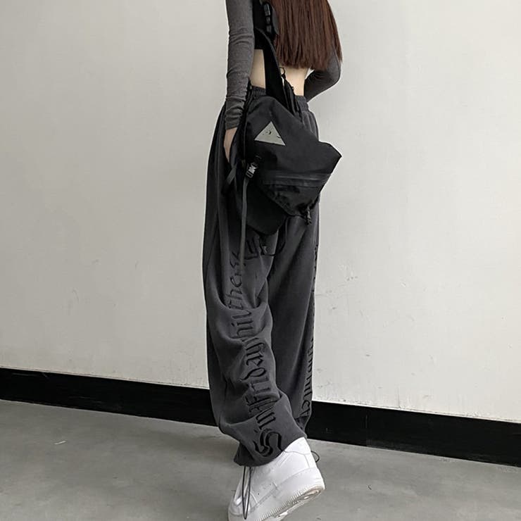 スウェットパンツ レディース 春夏秋[品番：PENA0033185