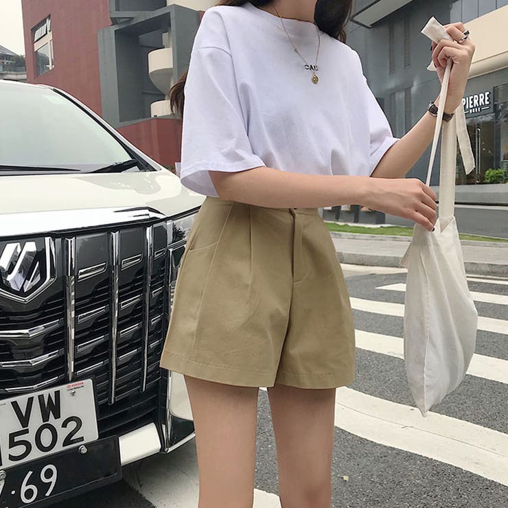 ショートパンツ レディース 春夏秋[品番：PENA0032936