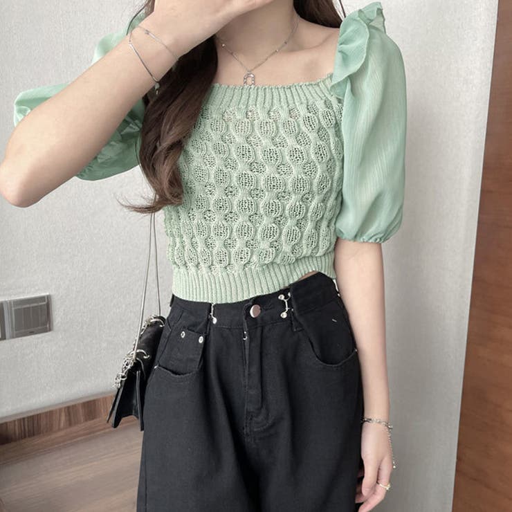 ニットブラウス レディース 春夏 | アクセサリーショップPIENA | 詳細画像9 