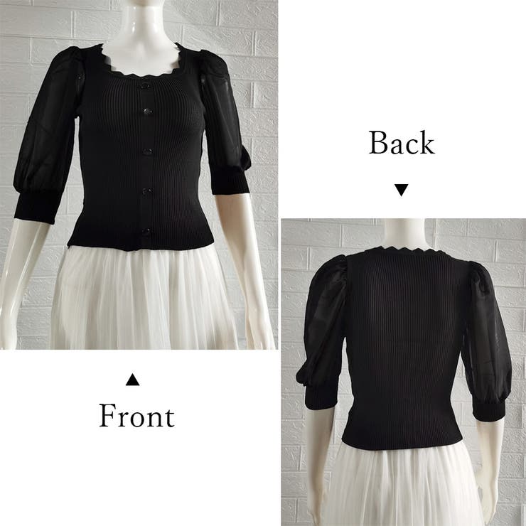 ニットブラウス レディース 春夏秋 | アクセサリーショップPIENA | 詳細画像4 