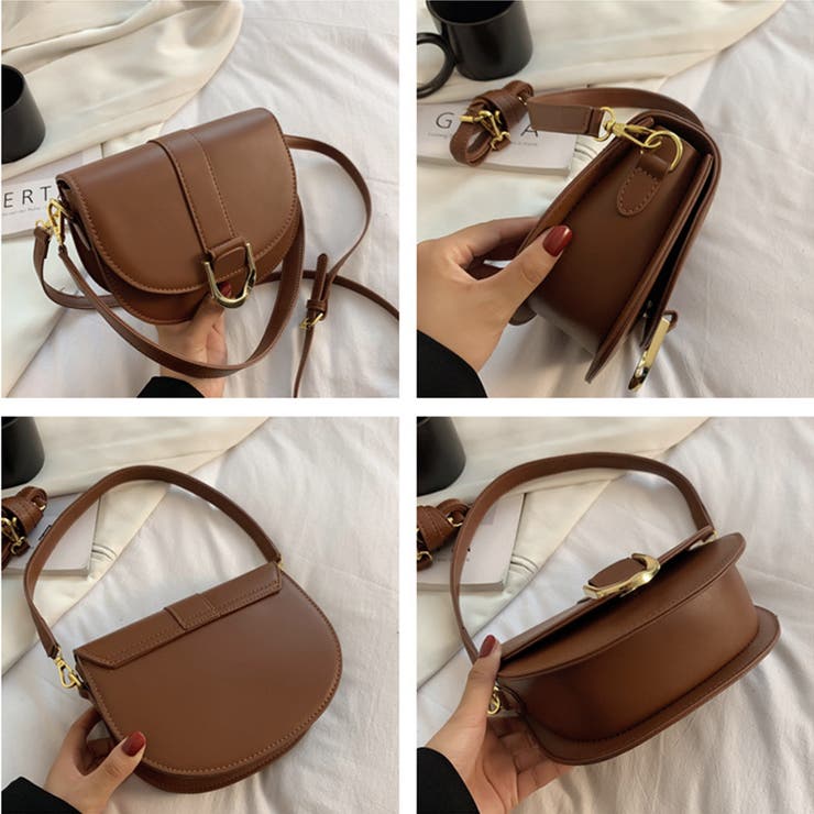 ダマスキーナ　ショルダーバッグ　ブラウン　美品 44800185-03.jpg