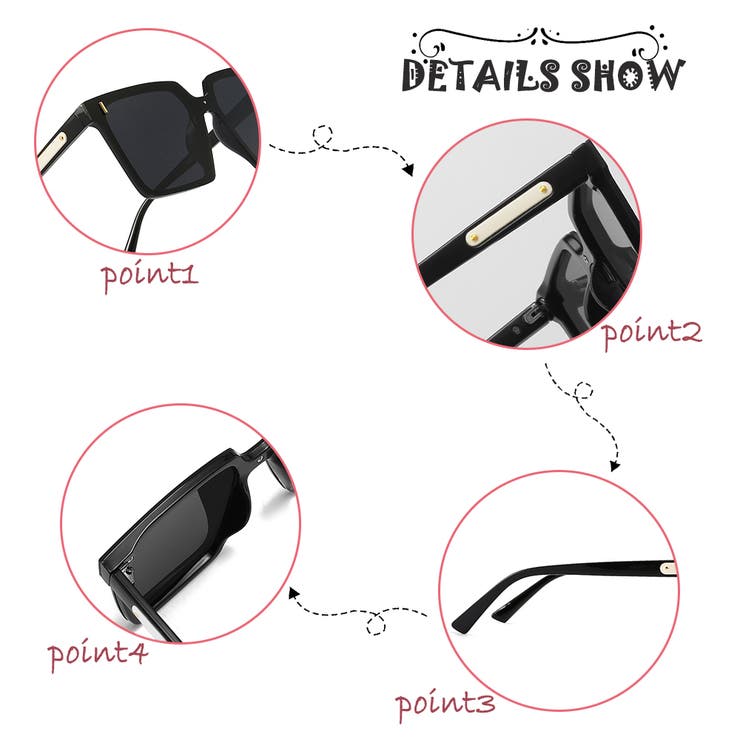 サングラス レディース 春夏秋 | アクセサリーショップPIENA | 詳細画像9 