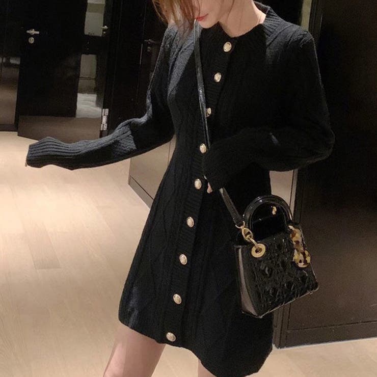 ニットワンピース レディース 秋冬 | アクセサリーショップPIENA | 詳細画像8 