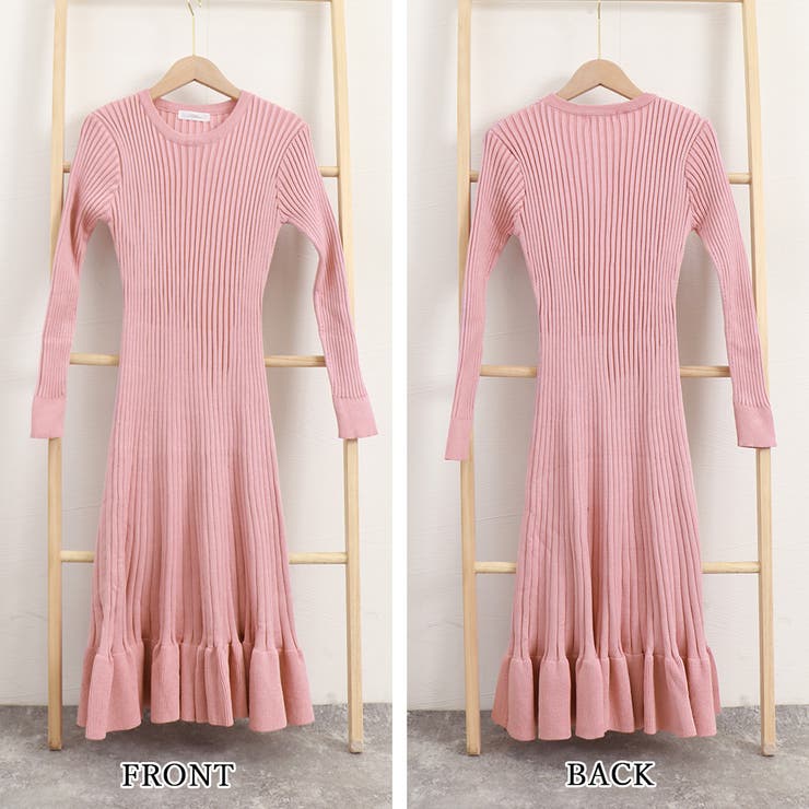 ニットワンピース レディース 秋冬[品番：PENA0033057]｜アクセサリー