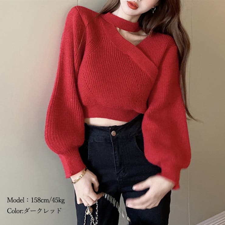 ニットトップス レディース 秋冬 | アクセサリーショップPIENA | 詳細画像9 