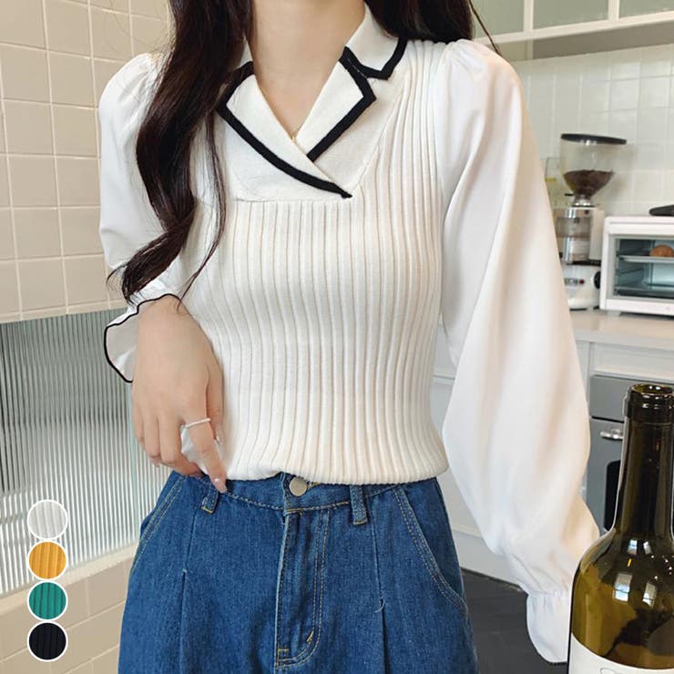 ニットトップス レディース 秋冬 | アクセサリーショップPIENA | 詳細画像1 