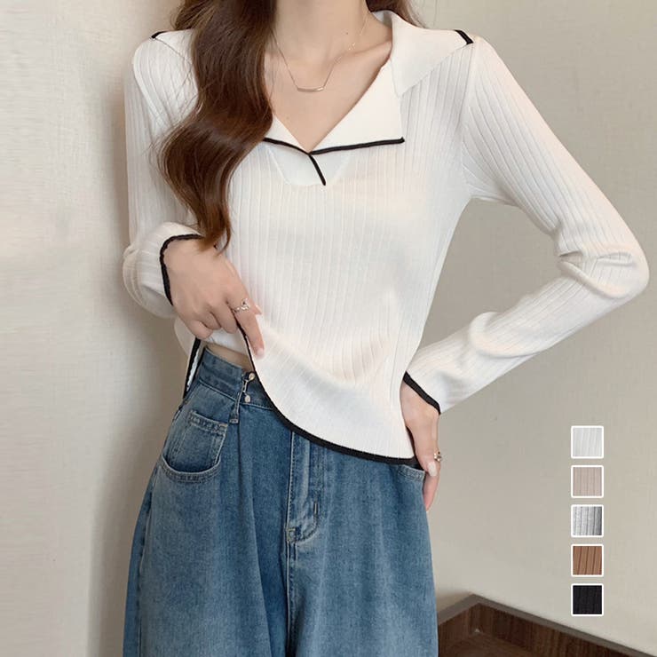 ニットトップス レディース 秋冬 | アクセサリーショップPIENA | 詳細画像1 