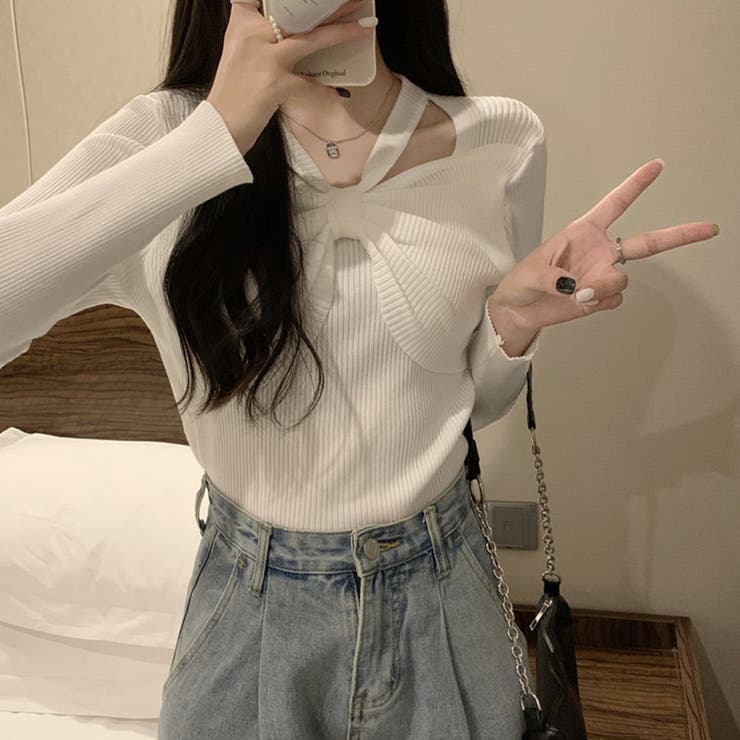 ニットトップス レディース 秋冬 | アクセサリーショップPIENA | 詳細画像5 